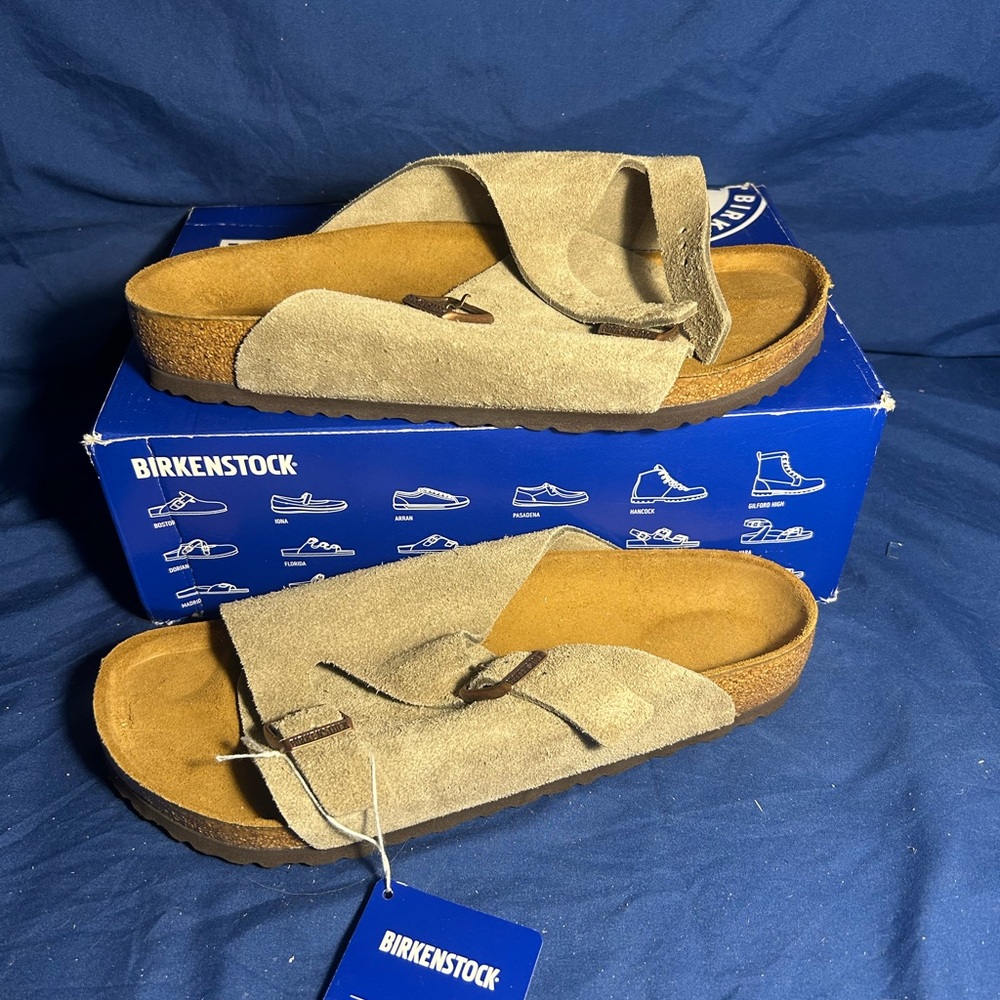 Birkenstock- Zürich, Taupe, suede leather, 11 women